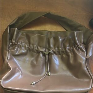 Elegant Brown Leather Women's Bag